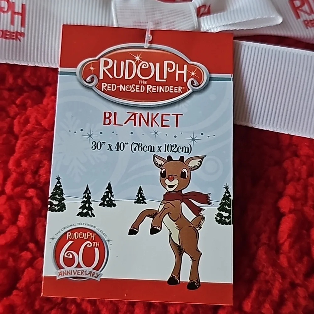 Rudolph Red Nose Reindeer Blanket 30